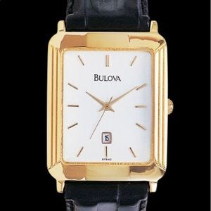 Bulova Men's Leather Strap Collection 97B40